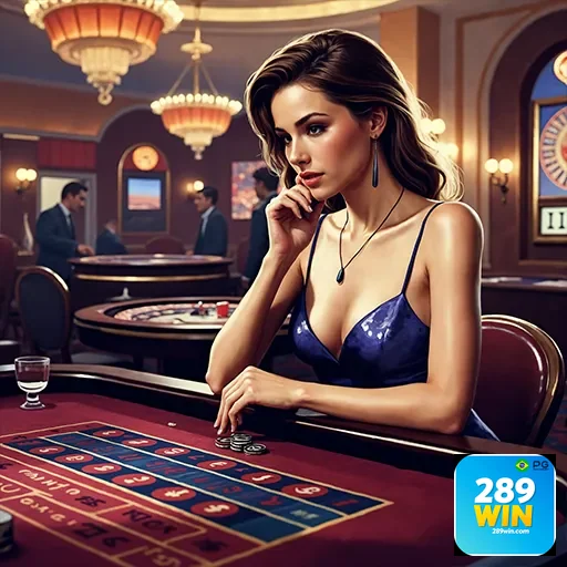 Imagem de um cassino na 289win, site de apostas e jogos de azar online confiável.