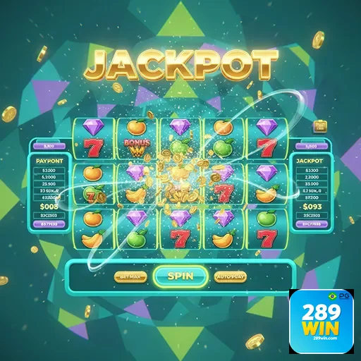 Imagem de slots com bônus de boas-vindas na 289win